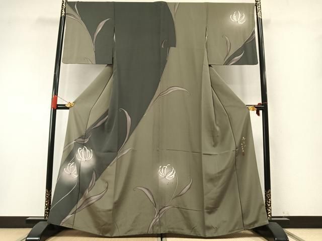 平和屋着物●南出峯雨　訪問着　乱菊　暈し染め　金彩　鈴乃屋扱い　正絹　逸品　AABN3666fy