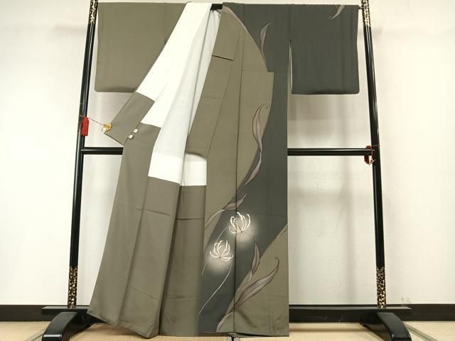 平和屋着物●南出峯雨　訪問着　乱菊　暈し染め　金彩　鈴乃屋扱い　正絹　逸品　AABN3666fy
