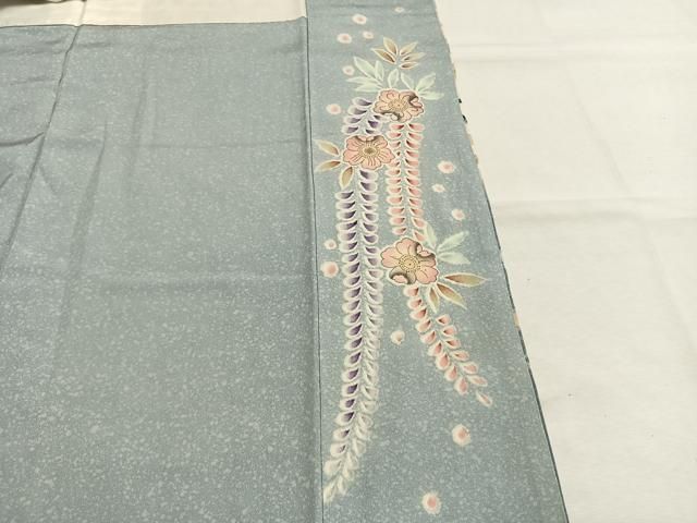 平和屋着物●訪問着　辻が花　絞り　暈し染め　金彩　正絹　逸品　AABN3681fy