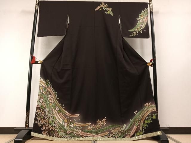 平和屋着物●訪問着　辻が花　暈し染め　正絹　逸品　未使用　AABN3683fy