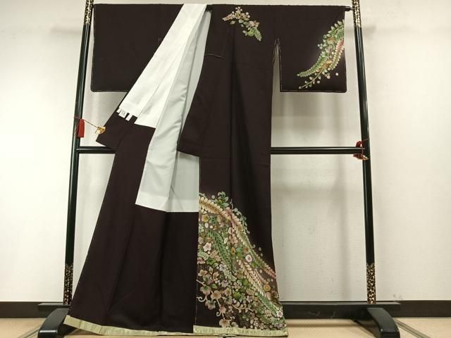 平和屋着物●訪問着　辻が花　暈し染め　正絹　逸品　未使用　AABN3683fy