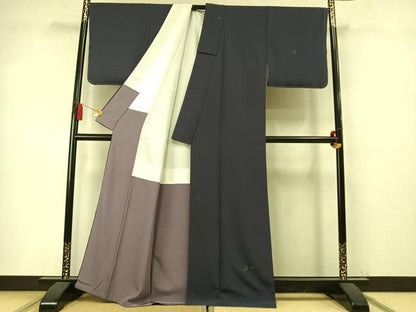 平和屋着物●世界的人形師　辻村寿三郎　ジュサブロー　訪問着　舞桜文　金彩　正絹　逸品　未使用　AABN3706fy