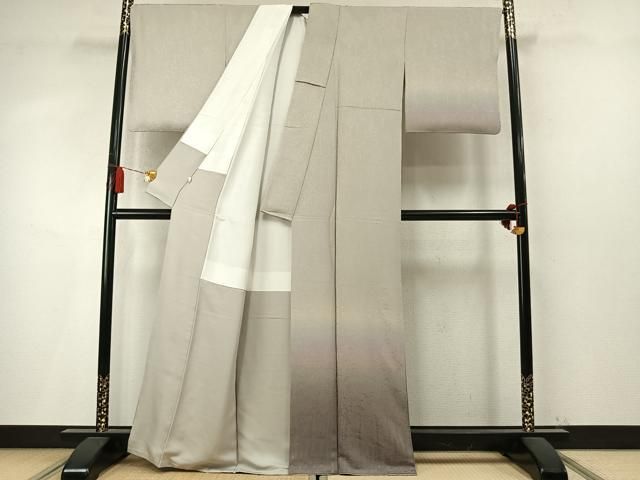 平和屋着物●訪問着　樹林文　暈し染め　正絹　逸品　AABN3712fy