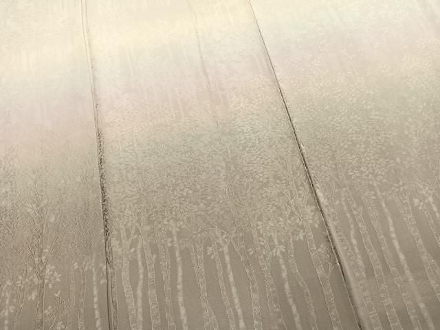 平和屋着物●訪問着　樹林文　暈し染め　正絹　逸品　AABN3712fy