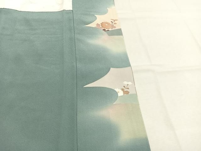 平和屋着物●豪華色留袖　作家者　飛鶴松花文　暈し染め　金彩　正絹　逸品　AABN3713fy