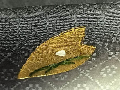 平和屋着物●訪問着　刺繍　舞桜文　暈し染め　金糸　金彩　正絹　逸品　AABN3719fy