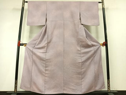 平和屋着物●伝統工芸師　服部光擴　小紋　霞文　暈し染め　正絹　逸品　AABN3740fy
