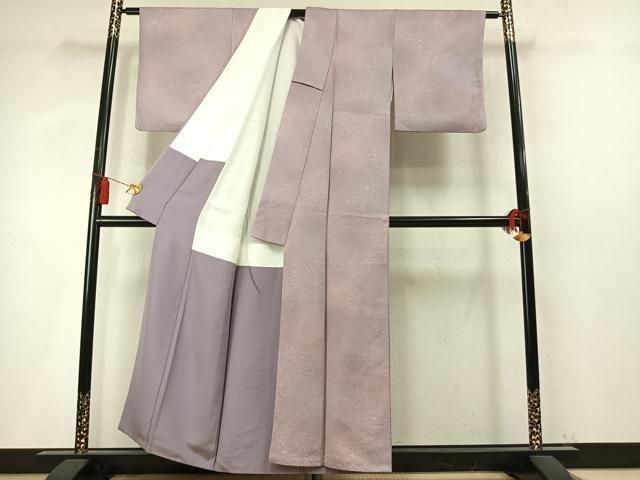 平和屋着物●伝統工芸師　服部光擴　小紋　霞文　暈し染め　正絹　逸品　AABN3740fy