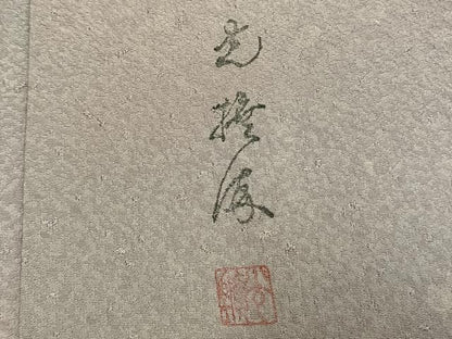 平和屋着物●伝統工芸師　服部光擴　小紋　霞文　暈し染め　正絹　逸品　AABN3740fy