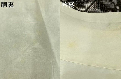 平和屋着物●本場大島紬　龍郷絣　正絹　逸品　AABN3754fy