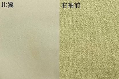 平和屋着物●豪華色留袖　作家物　駒刺繍　扇面花文　金彩　正絹　逸品　AABN3762fy