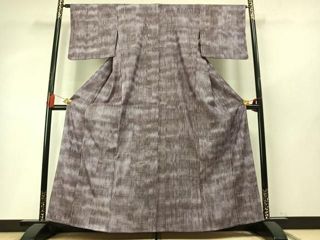 平和屋着物●上質な紬　霞文　正絹　逸品　未使用　AABN3787fy