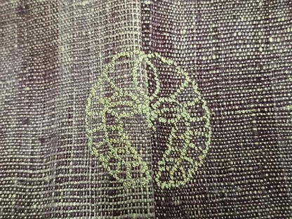 平和屋着物●上質な紬　霞文　正絹　逸品　未使用　AABN3787fy