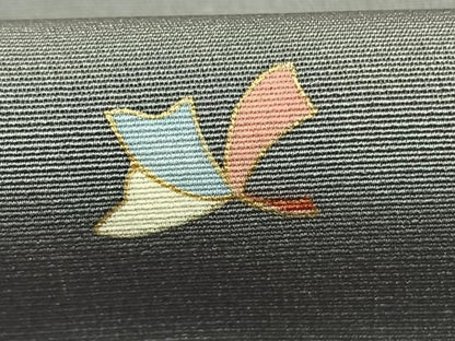 平和屋着物●上質な小紋　舞花文　金彩　正絹　逸品　未使用　AABN3803fy