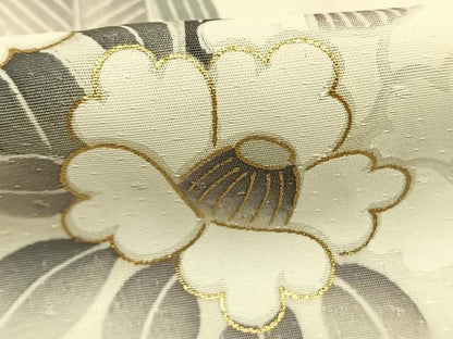 平和屋着物●訪問着　枝花文　金彩　正絹　逸品　AABN3804fy