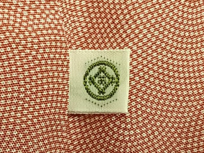 平和屋着物●伝統工芸師　服部光擴　江戸小紋　訪問着　松竹梅　風景花文　松坂屋扱い　ロング丈　正絹　逸品　AABN3822fy