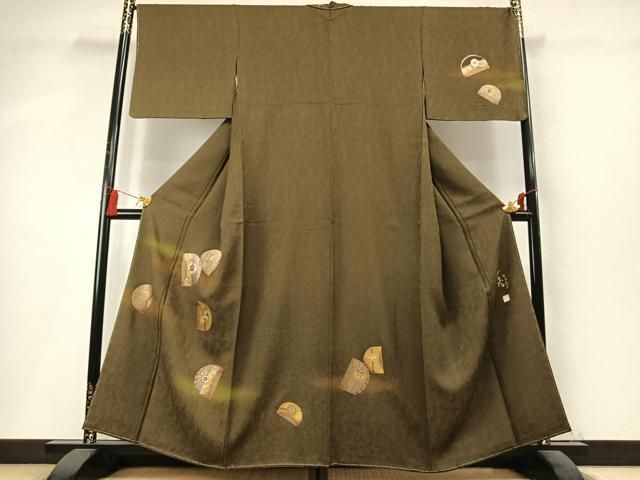 平和屋着物●一蔵コレクション　訪問着　螺鈿　櫛　暈し染め　金彩　正絹　逸品　未使用　AABN3823fy