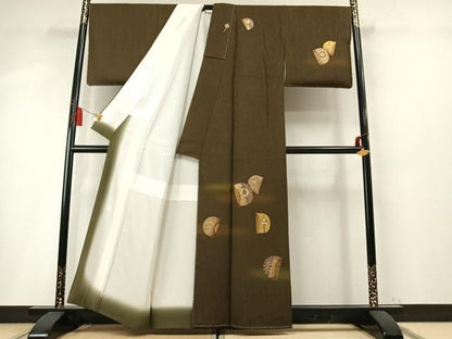 平和屋着物●一蔵コレクション　訪問着　螺鈿　櫛　暈し染め　金彩　正絹　逸品　未使用　AABN3823fy