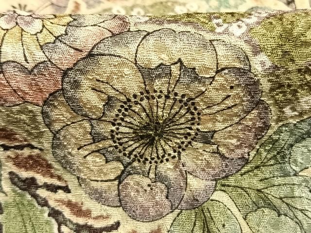 平和屋着物●訪問着　絞り　辻が花　暈し染め　正絹　逸品　未使用　AABN3829fy