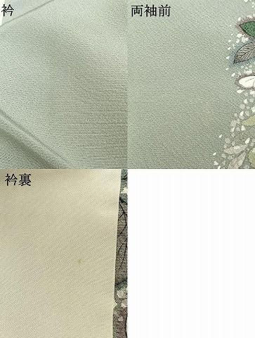 平和屋着物●訪問着　絞り　辻が花　暈し染め　正絹　逸品　AABN3831fy