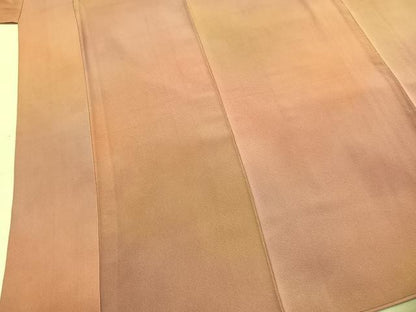 平和屋着物●染色作家　斉藤三才　小紋　霞文　暈し染め　正絹　逸品　AABN3852fy