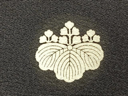 平和屋着物●豪華黒留袖　吉祥花鳥文　金銀彩　正絹　逸品　AABN3861fy