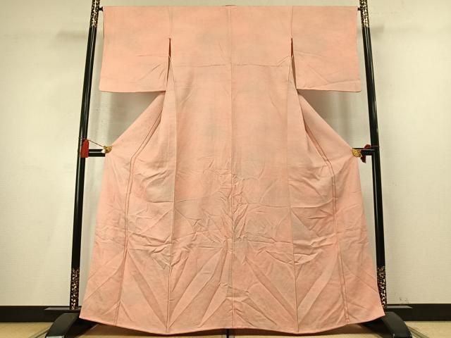 平和屋着物●上質な小紋　霞文　暈し染め　正絹　逸品　AABN3883fy