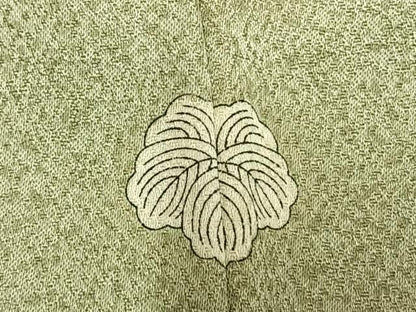 平和屋着物●訪問着　扇面花文　暈し染め　正絹　逸品　未使用　AABN3962fy