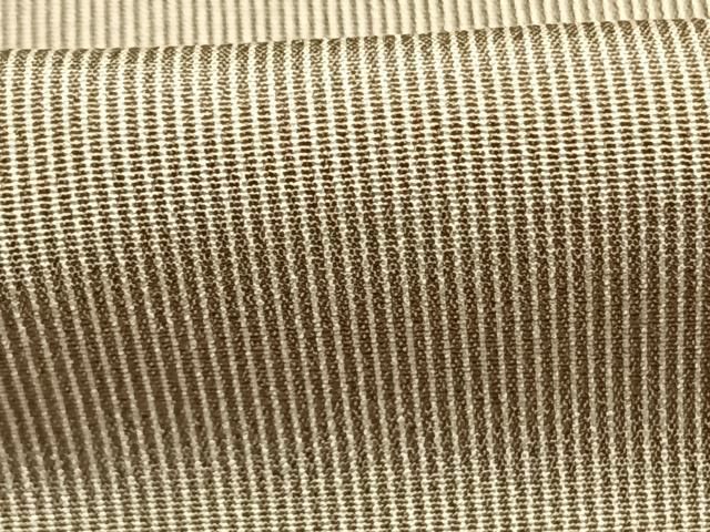 平和屋着物●江戸小紋　万筋　茶色×白色　正絹　逸品　AABN3965fy