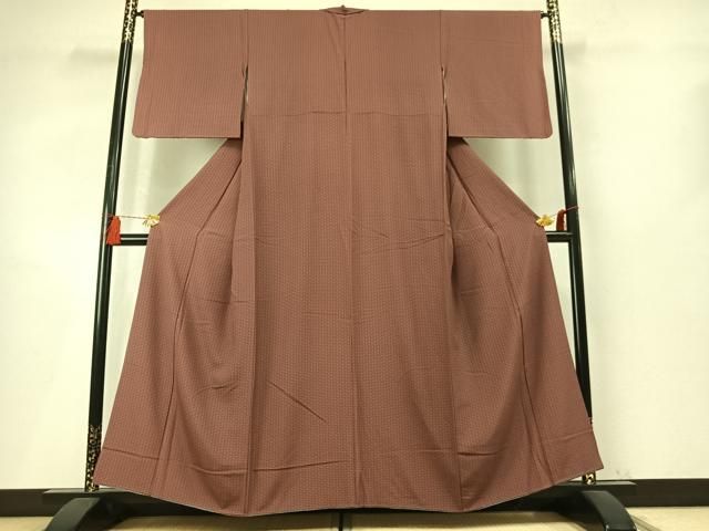 平和屋着物●江戸小紋　花尽くし　正絹　逸品　AABN4004fy