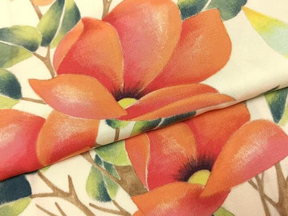 平和屋着物●訪問着　枝花文　正絹　逸品　AABN4006fy