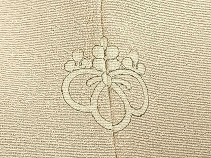 平和屋着物●訪問着　刺繍　地紙花文　暈し染め　金糸　金彩　正絹　逸品　AABN4012fy