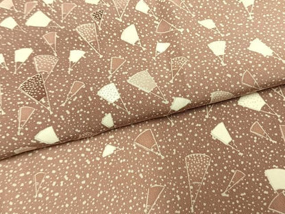 平和屋着物●訪問着　扇面文　暈し染め　正絹　逸品　AABN4022fy
