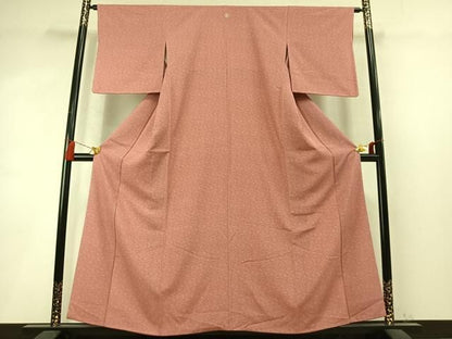 平和屋着物●江戸小紋　南天文　正絹　逸品　AABN4027fy