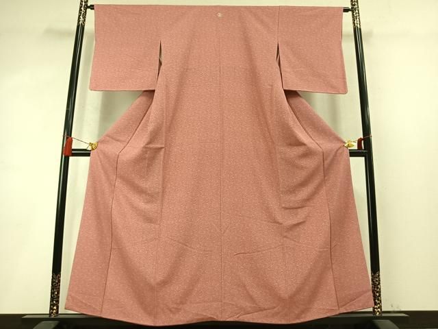 平和屋着物●江戸小紋　南天文　正絹　逸品　AABN4027fy