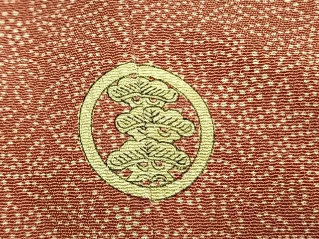 平和屋着物●江戸小紋　南天文　正絹　逸品　AABN4027fy