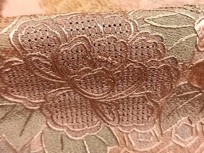 平和屋着物●中国三大刺繍　スワトウ刺繍　汕頭刺繍　総刺繍　訪問着　雪輪花文　暈し染め　仮絵羽　正絹　逸品　未使用　AABN4036fy