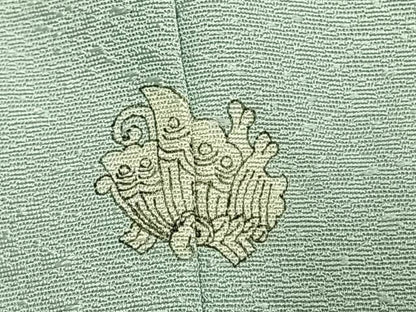平和屋着物●豪華色留袖　陶器花文　暈し染め　金彩　正絹　逸品　AABN4038fy