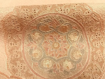 平和屋着物●中国三大刺繍　スワトウ刺繍　汕頭刺繍　総刺繍　訪問着　吉祥花文　正絹　逸品　AABN4069fy
