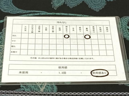 平和屋着物◎六通柄袋帯　更紗花文　銀糸　正絹　逸品　AABN4131dk