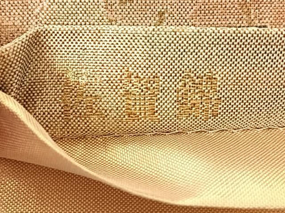 平和屋着物◎佐賀錦　六通柄袋帯　東山遠望　金銀糸　正絹　逸品　AABN4150dk