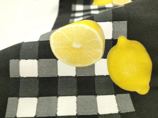 平和屋着物●両面半幅帯　檸檬　AABN4354pf