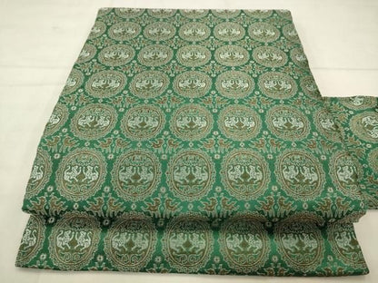 平和屋着物●全通柄九寸名古屋帯　円文白虎朱雀錦　正絹　逸品　AABN4355pf