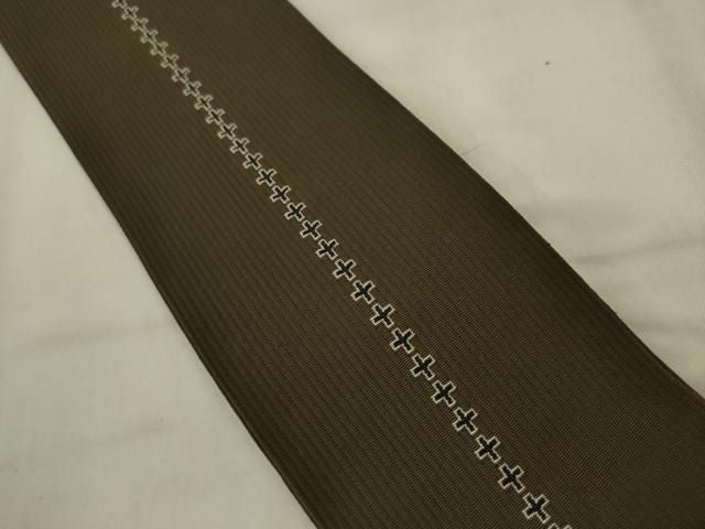 平和屋着物●男性　両面角帯　霞文　AABN4368pf