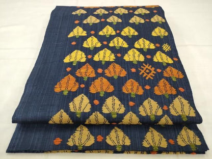 平和屋着物●六通柄　本袋帯　抽象文様　正絹　逸品　AABN4406pf