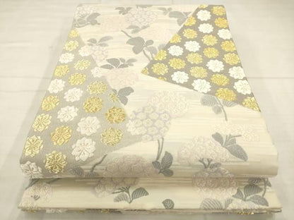 平和屋着物●六通柄袋帯　唐織　重要文化財　桃山時代　金糸　正絹　逸品　AABN4435pf