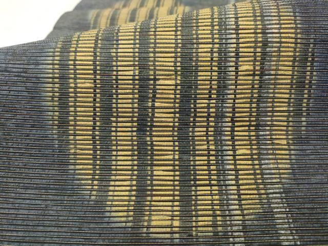 平和屋着物●六通柄袋帯　月　紙布　正絹　逸品　AABN4446pf
