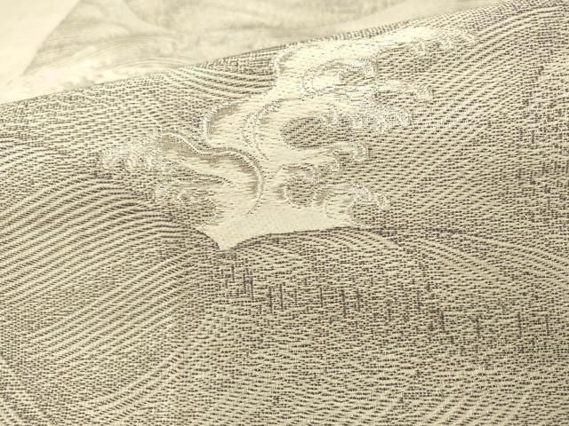 平和屋着物●松尾光琳　全通柄袋帯　荒海文様　金銀糸　正絹　逸品　AABN4455pf