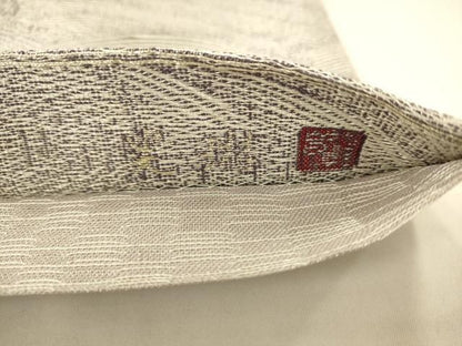 平和屋着物●松尾光琳　全通柄袋帯　荒海文様　金銀糸　正絹　逸品　AABN4455pf