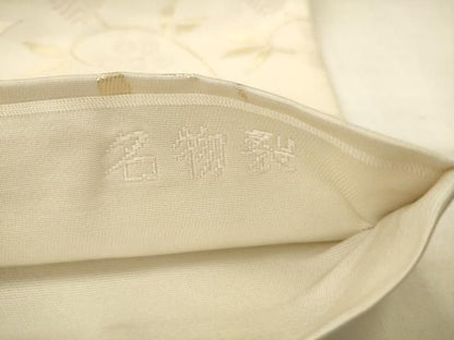 平和屋着物●六通柄袋帯　唐織　名物裂　金糸　正絹　逸品　AABN4468pf